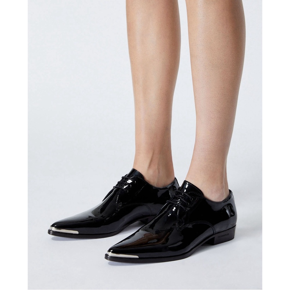 THE KOOPLES Patent Leather Derby Shoe